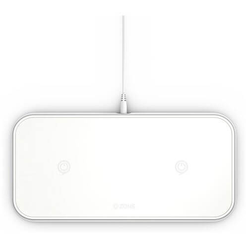 Беспроводное зарядное устройство Zens Dual Aluminium Wireless Charger 10W White (ZEDC04W/00)
Беспроводное зарядное устройство Zens Dual Aluminium Wireless Charger 10W White (ZEDC04W/00)