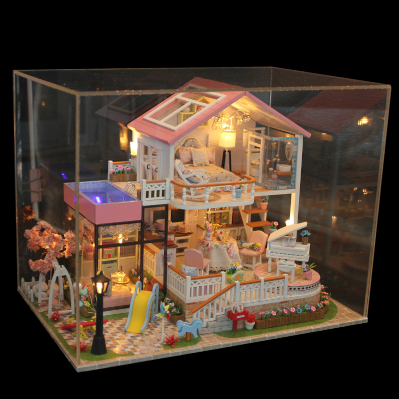 3D Интерьерный конструктор DIY House Румбокс Hongda craft Мечта принцессы + Защитный купол (13846)
3D Интерьерный конструктор DIY House Румбокс Hongda craft Мечта принцессы + Защитный купол (13846)