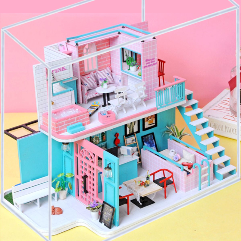 3D Интерьерный конструктор DIY House Румбокс Know me craft Кафе Pink + Защитный купол (K034)
3D Интерьерный конструктор DIY House Румбокс Know me craft Кафе Pink + Защитный купол (K034)