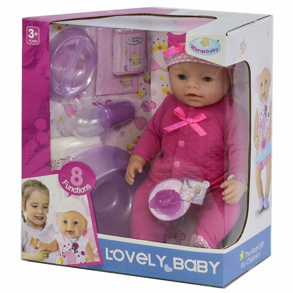Пупс интерактивный функциональный Warm Baby 42 см 8 функций с горшком и аксессуарами (r70627)
Пупс интерактивный функциональный Warm Baby 42 см 8 функций с горшком и аксессуарами (r70627)