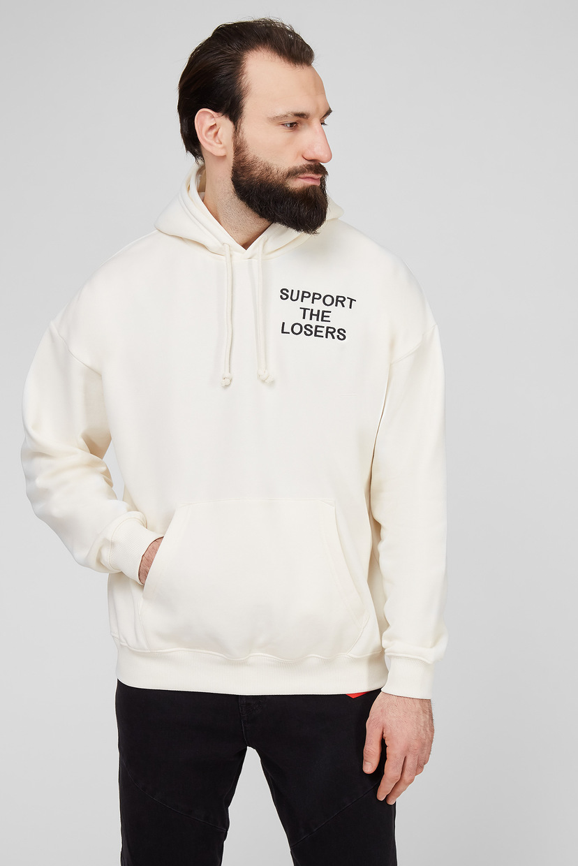 Мужское белое худи S-UMMERHO SWEAT-SHIRT Diesel S A01801 0GRAL 
Мужское белое худи S-UMMERHO SWEAT-SHIRT Diesel S A01801 0GRAL