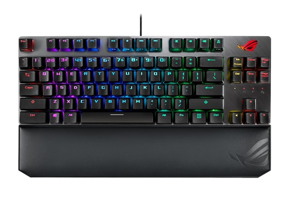 Клавиатура игровая ASUS ROG Strix Scope TKL Deluxe USB Cherry MX Silent Red RGB Red RU
Клавиатура игровая ASUS ROG Strix Scope TKL Deluxe USB Cherry MX Silent Red RGB Red RU
