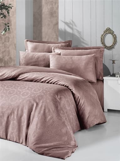 Комплект постельного белья Victoria Deluxe Jacquard Sateen Valeria 200х220 см/2х50х70 см/2х70х70 см Коричневый
Комплект постельного белья Victoria Deluxe Jacquard Sateen Valeria 200х220 см/2х50х70 см/2х70х70 см Коричневый