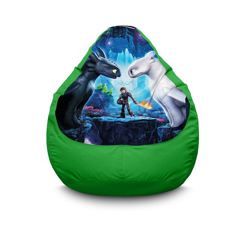 Кресло мешок iPuff "Dragon. Light Fury and Toothless" Оксфорд XL (80х110 см) Зелёный
Кресло мешок iPuff "Dragon. Light Fury and Toothless" Оксфорд XL (80х110 см) Зелёный