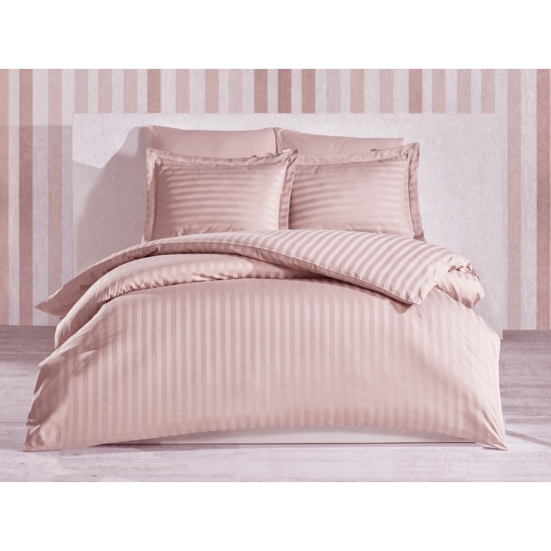 Комплект постельного белья Stripe Flour SoundSleep сатин-страйп пудровый полуторный
Комплект постельного белья Stripe Flour SoundSleep сатин-страйп пудровый полуторный