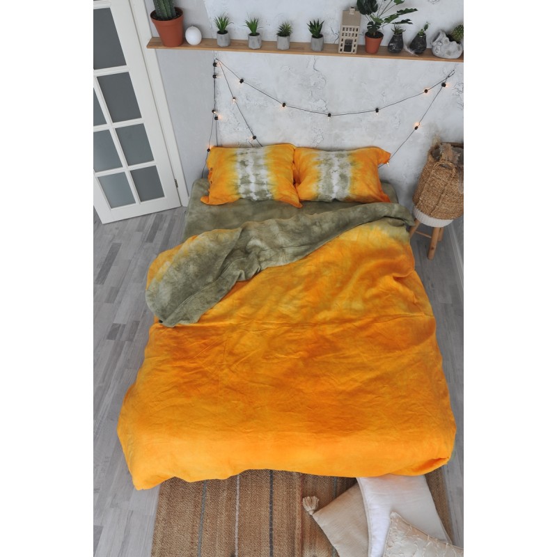 Комплект постельного белья ручного окрашивания Autumn foliage SoundSleep лен евро
Комплект постельного белья ручного окрашивания Autumn foliage SoundSleep лен евро