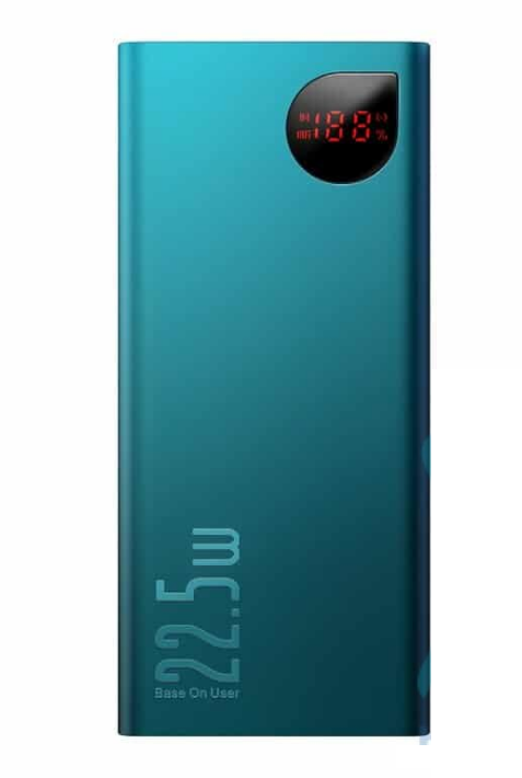 УМБ Baseus Adaman Metal Digital Display Quick Charge 22.5 Вт 10000 мАг Зелений (PPIMDA-B06)
УМБ Baseus Adaman Metal Digital Display Quick Charge 22.5 Вт 10000 мАг Зелений (PPIMDA-B06)