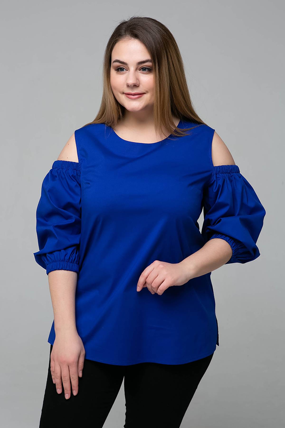 Блуза с вырезами на плечах Tatiana ЛЕСЯ синяя, Блуза с вырезами на плечах Tatiana ЛЕСЯ синяя 56
Блуза с вырезами на плечах Tatiana ЛЕСЯ синяя, Блуза с вырезами на плечах Tatiana ЛЕСЯ синяя 56