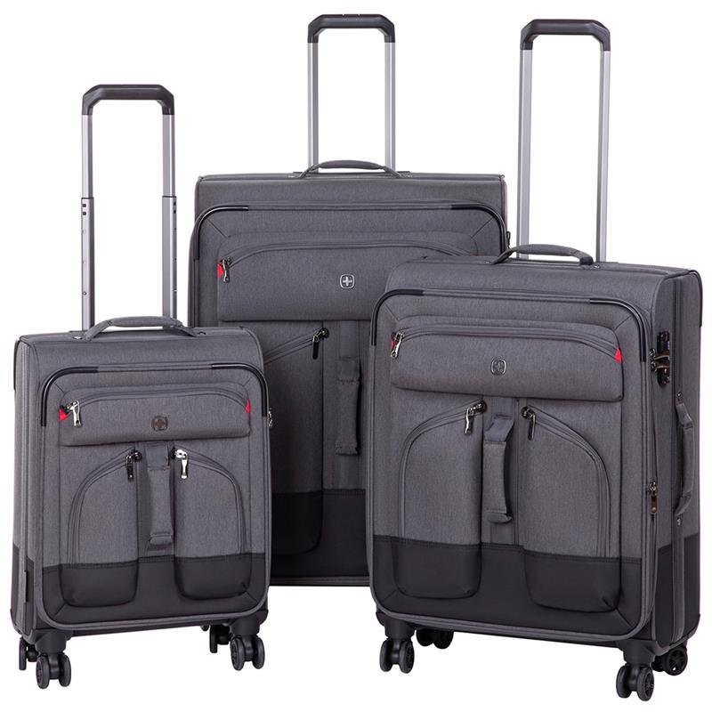 Набор тканевых чемоданов, Wenger Deputy Set (20"/24"/29"), 4 колеса, серо-чёрный (604364)
Набор тканевых чемоданов, Wenger Deputy Set (20"/24"/29"), 4 колеса, серо-чёрный (604364)