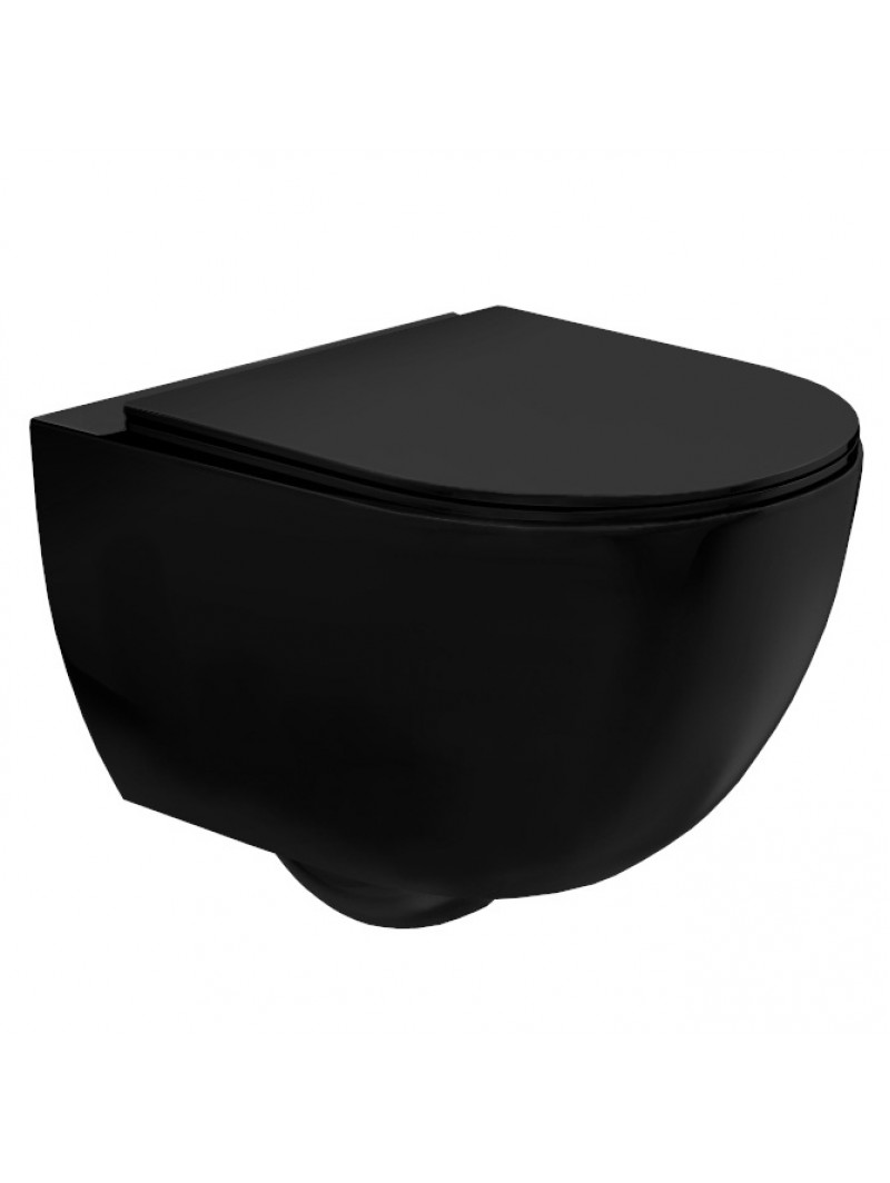 Унитаз подвесной Rea CARLO MINI RIMLESS FLAT BLACK MAT (С-8489) + сидение Slim soft-close
Унитаз подвесной Rea CARLO MINI RIMLESS FLAT BLACK MAT (С-8489) + сидение Slim soft-close