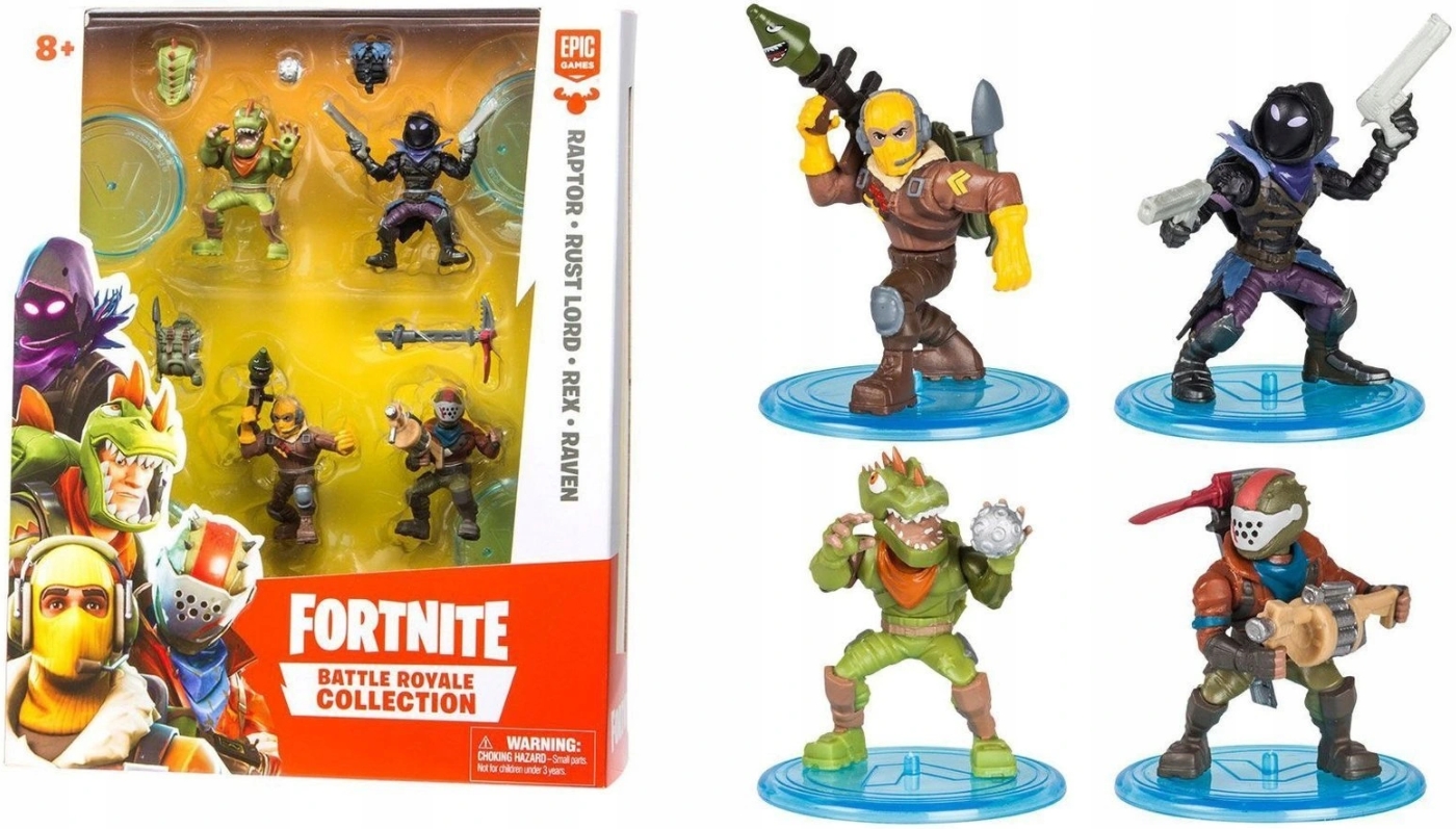 Набор игровых фигурок Fortnite Raptor, Rust Lord, Rex, Raven коллекционные фигурки Фортнайт по лицензии, 4шт/5см (63519-04)
Набор игровых фигурок Fortnite Raptor, Rust Lord, Rex, Raven коллекционные фигурки Фортнайт по лицензии, 4шт/5см (63519-04)