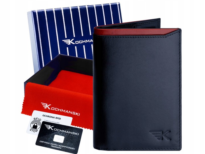 Кошелёк кожаный мужской Kochmanski с защитой RFID 13.2 х 9.5 х 1.3 см синий с красным (K-VTOT-435-3403)
Кошелёк кожаный мужской Kochmanski с защитой RFID 13.2 х 9.5 х 1.3 см синий с красным (K-VTOT-435-3403)