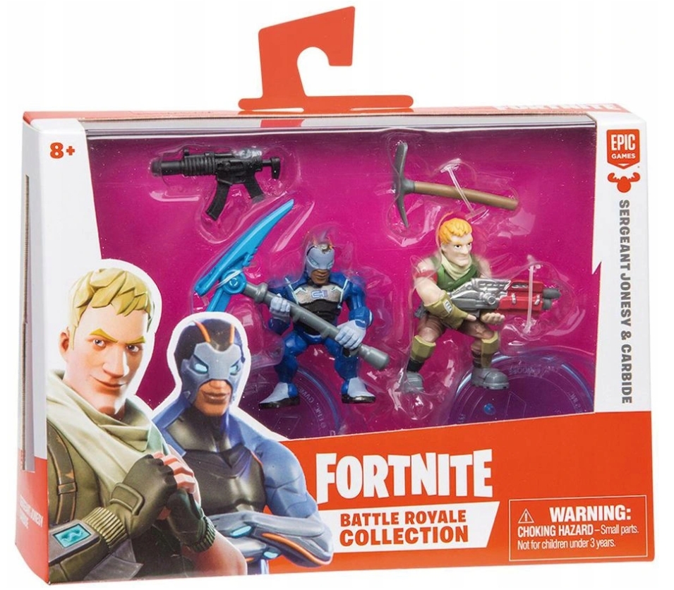 Набор игровых фигурок Fortnite SERGEANT JONESY & CARBIDE коллекционные фигурки Фортнайт по лицензии, 2шт/5см (63514-03)
Набор игровых фигурок Fortnite SERGEANT JONESY & CARBIDE коллекционные фигурки Фортнайт по лицензии, 2шт/5см (63514-03)