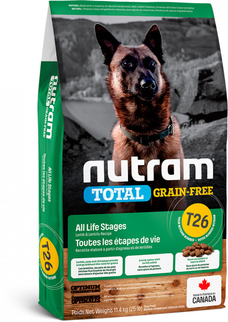 Сухой корм для собак Nutram Total Т26 беззерновой со вкусом ягненка 20 кг (2000981004651)
Сухой корм для собак Nutram Total Т26 беззерновой со вкусом ягненка 20 кг (2000981004651)