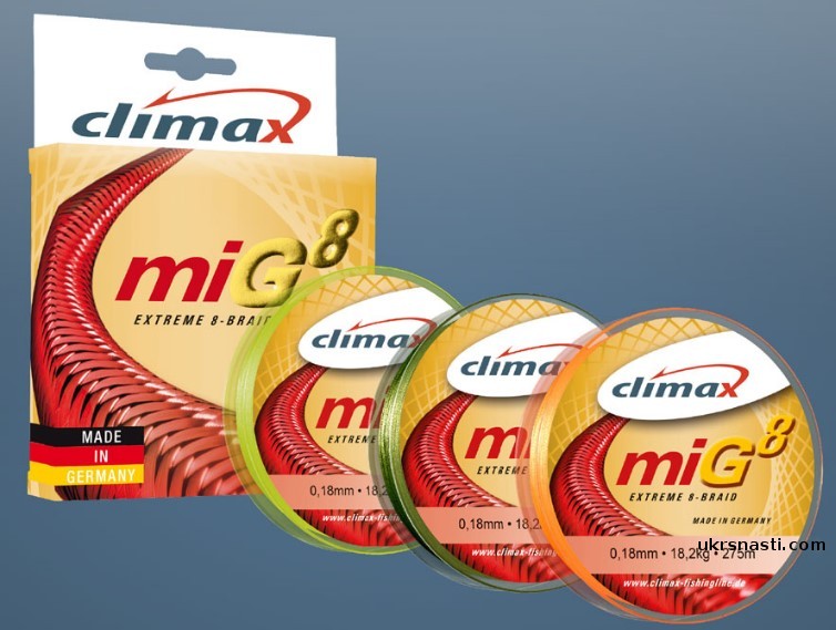 Шнур CLIMAX MIG8 BRAID 135 m 0.12 9.50kg,, (УП 1 ШТ) olive-green SB (оливковый зеленый) NEW2017!!! (шт.) (100494)
Шнур CLIMAX MIG8 BRAID 135 m 0.12 9.50kg,, (УП 1 ШТ) olive-green SB (оливковый зеленый) NEW2017!!! (шт.) (100494)