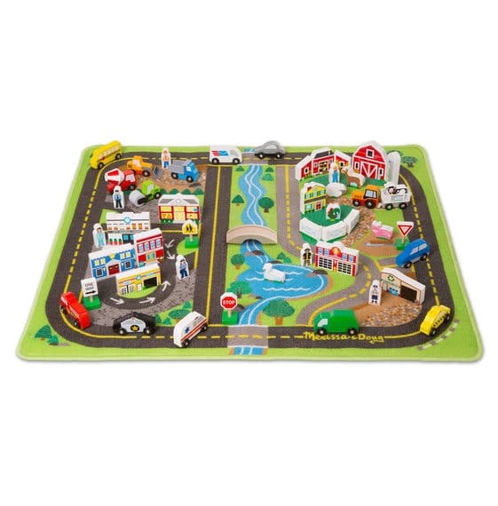 Игровой коврик МЕГА-набор Дорожный коврик с деревянными ирушками Melissa&Doug (MD5195)
Игровой коврик МЕГА-набор Дорожный коврик с деревянными ирушками Melissa&Doug (MD5195)