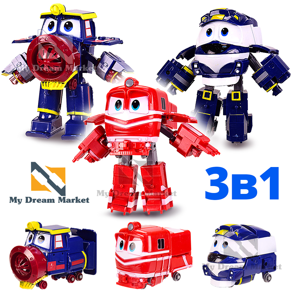 Роботы трансформеры «Robot trains» - набор 2в1 для детей и малышей - игрушечные фигурки с подвижными деталями, Разноцветный
Роботы трансформеры «Robot trains» - набор 2в1 для детей и малышей - игрушечные фигурки с подвижными деталями, Разноцветный