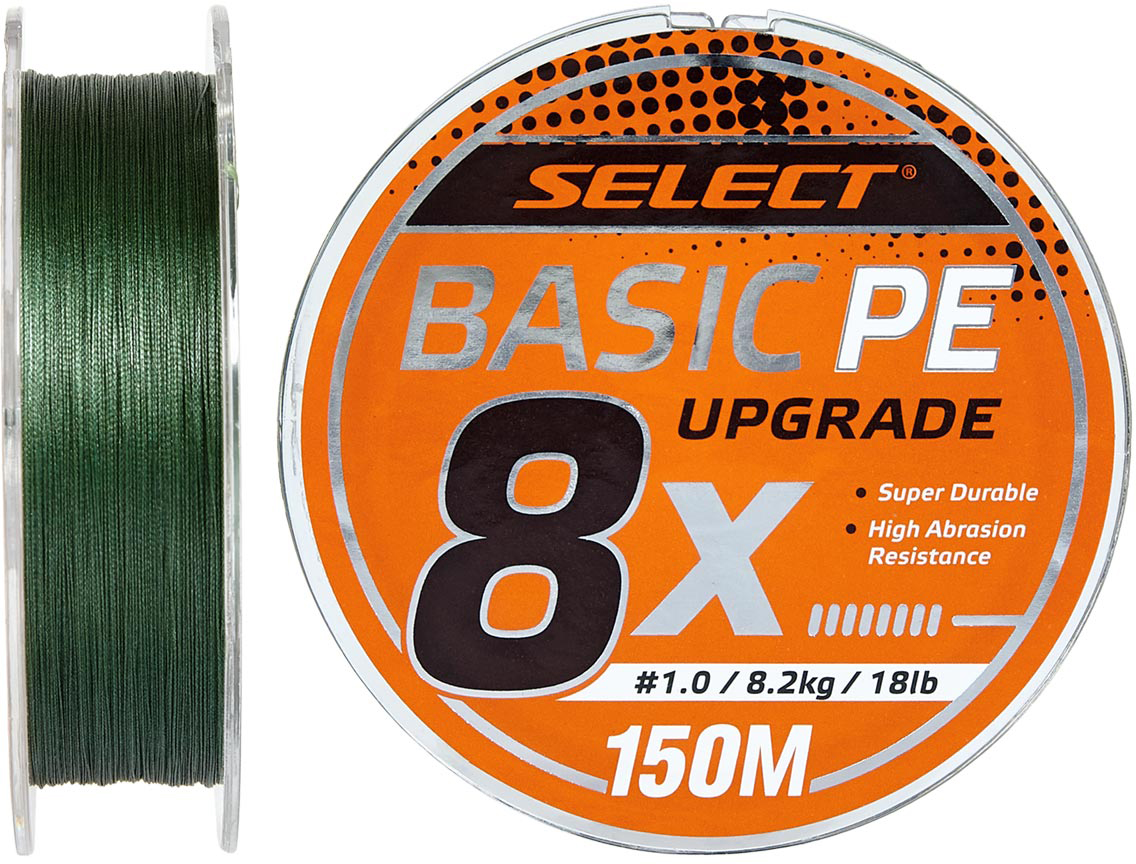 Шнур Select Basic PE 8x 150 м #0.8/0.12 мм 14 lb / 6 кг Темно-зеленый (18703133)
Шнур Select Basic PE 8x 150 м #0.8/0.12 мм 14 lb / 6 кг Темно-зеленый (18703133)