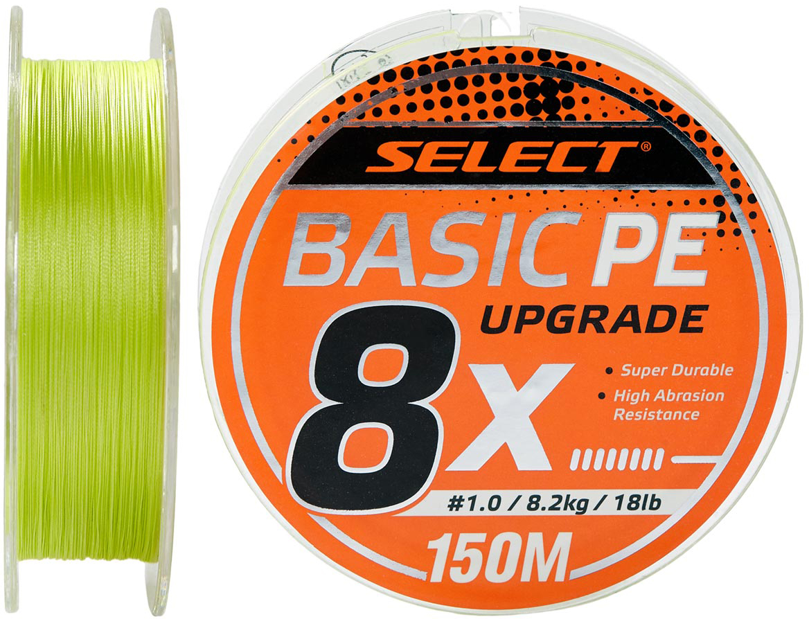 Шнур Select Basic PE 8x 150 м #0.6/0.1 мм 12 lb / 5.5 кг Салатовый (18703137)
Шнур Select Basic PE 8x 150 м #0.6/0.1 мм 12 lb / 5.5 кг Салатовый (18703137)