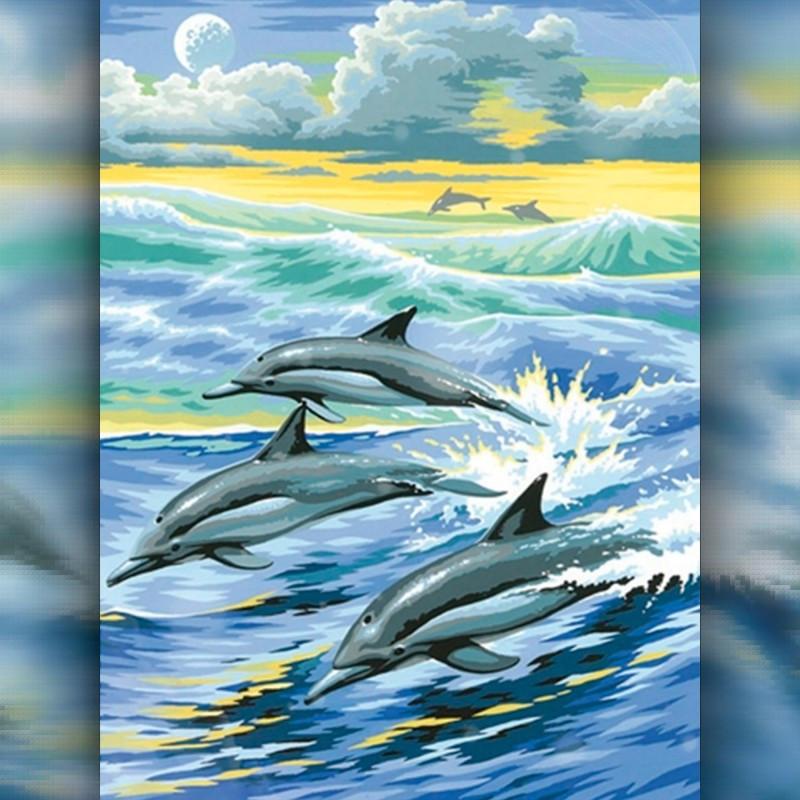 Алмазная вышивка мозаика The Wortex Diamonds Дельфины в море 40x50см TWD20011L полная зашивка квадратные стразы. Набор алмазной вышивки
Алмазная вышивка мозаика The Wortex Diamonds Дельфины в море 40x50см TWD20011L полная зашивка квадратные стразы. Набор алмазной вышивки