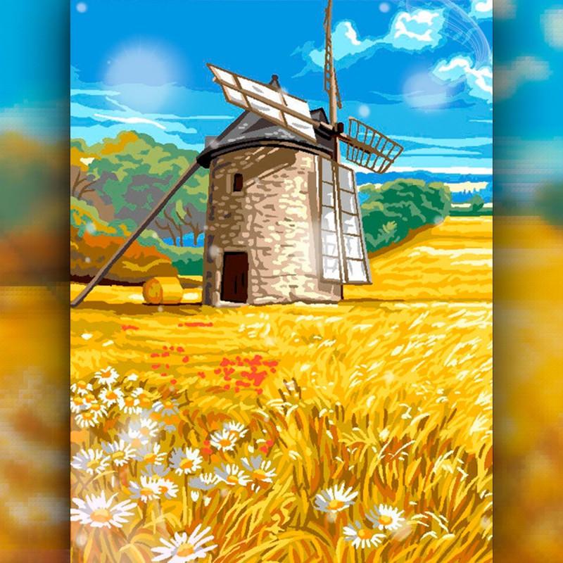 Алмазная вышивка мозаика The Wortex Diamonds Мельница на поле 40x50см TWD30013L полная зашивка квадратные стразы. Набор алмазной вышивки
Алмазная вышивка мозаика The Wortex Diamonds Мельница на поле 40x50см TWD30013L полная зашивка квадратные стразы. Набор алмазной вышивки