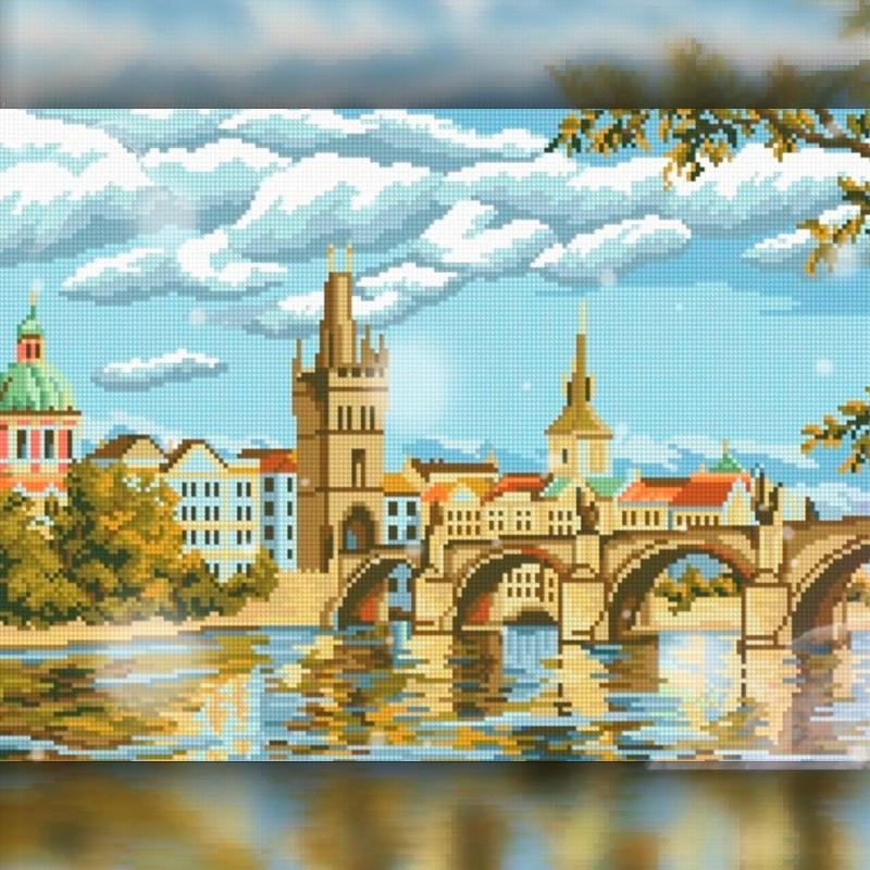 Алмазная вышивка мозаика The Wortex Diamonds Мост через реку 40x50см TWD30036L полная зашивка квадратные стразы. Набор алмазной вышивки
Алмазная вышивка мозаика The Wortex Diamonds Мост через реку 40x50см TWD30036L полная зашивка квадратные стразы. Набор алмазной вышивки