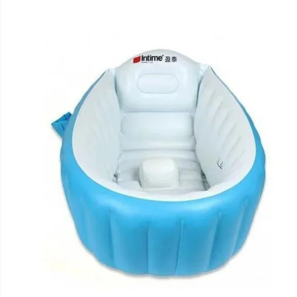 Детская надувная ванночка для купания Intime Baby Bath Tub + Насос, голубая (TDS3027)
Детская надувная ванночка для купания Intime Baby Bath Tub + Насос, голубая (TDS3027)