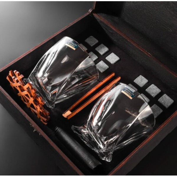 Камни для виски Whiskey stones Подарочный набор Деревянная чёрная коробка с бокалами
Камни для виски Whiskey stones Подарочный набор Деревянная чёрная коробка с бокалами