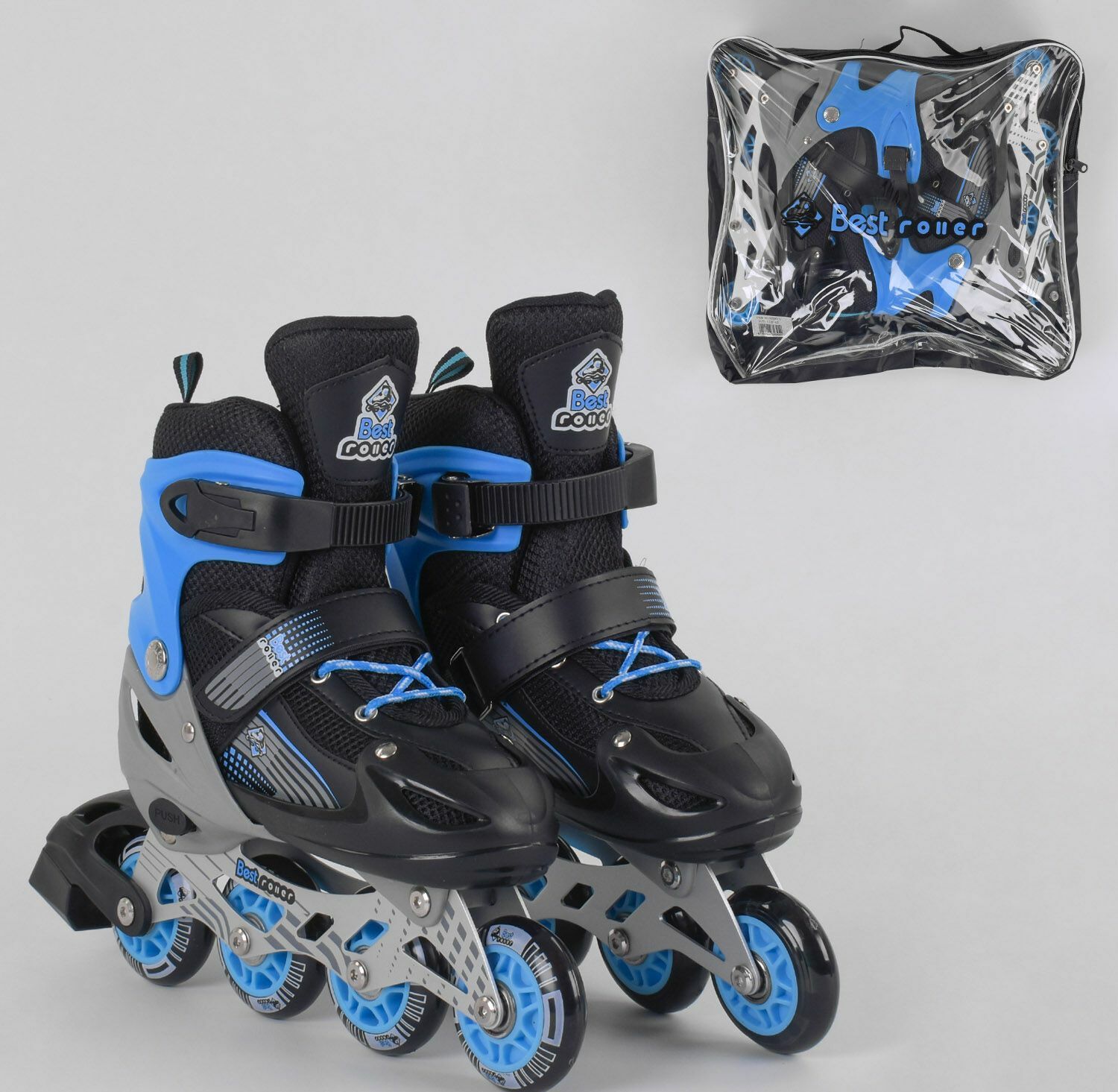 Раздвижные роликовые коньки с мягким ботинком светятся колеса 20045-S Best Roller, (размер 30-33) цвет синий
Раздвижные роликовые коньки с мягким ботинком светятся колеса 20045-S Best Roller, (размер 30-33) цвет синий
