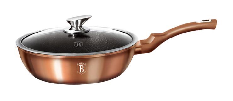 Глубокая сковорода Berlinger Haus Rose Gold Ø24см (2.3л) с крышкой, индукционная с антипригарным покрытием
Глубокая сковорода Berlinger Haus Rose Gold Ø24см (2.3л) с крышкой, индукционная с антипригарным покрытием