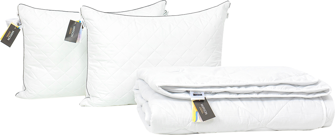 Набор антиаллергенный MirSon Eco Silk Зима Bianco №4034 одеяло 172х205 + 2 подушки 50х70 упругие
Набор антиаллергенный MirSon Eco Silk Зима Bianco №4034 одеяло 172х205 + 2 подушки 50х70 упругие