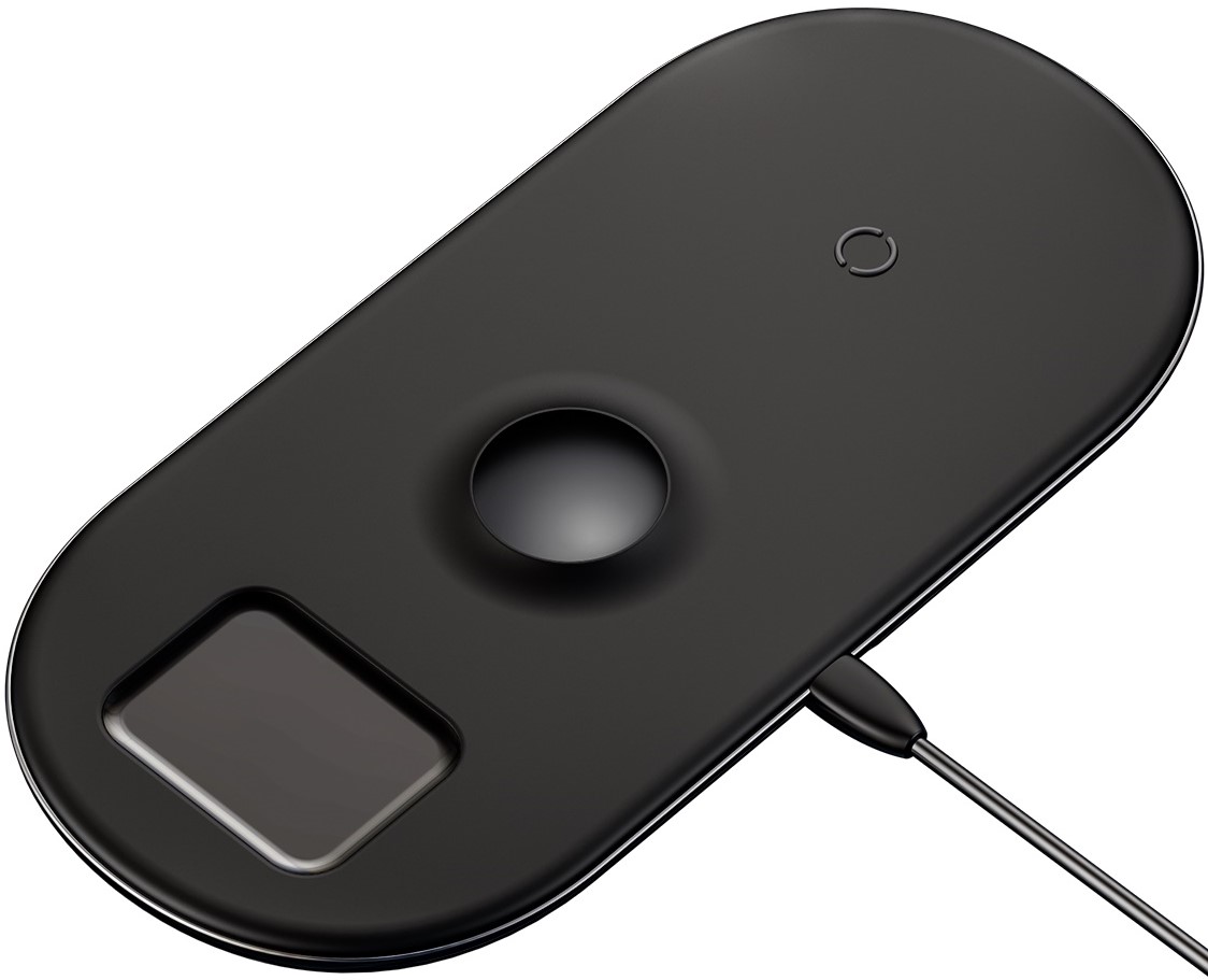 Беспроводное зарядное устройство Baseus Smart 3in1 For Phone+Watch+Pods (18W MAX) Черный
Беспроводное зарядное устройство Baseus Smart 3in1 For Phone+Watch+Pods (18W MAX) Черный