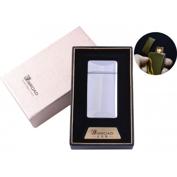 USB зажигалка в подарочной упаковке "Broad" (Двухсторонняя спираль накаливания) №4851 Silver
USB зажигалка в подарочной упаковке "Broad" (Двухсторонняя спираль накаливания) №4851 Silver