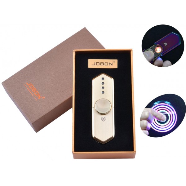 USB зажигалка-спиннер в подарочной упаковке Jobon (Спираль накаливания) №HL-10 Gold
USB зажигалка-спиннер в подарочной упаковке Jobon (Спираль накаливания) №HL-10 Gold