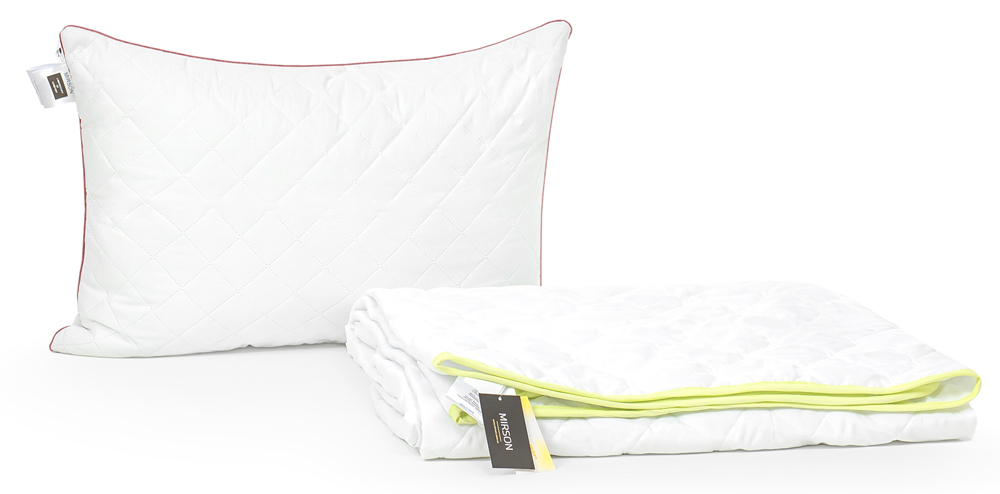 Набор с шелковым волокном MirSon Eco Лето Jojoba №3456 Одеяло 155х215 + подушка 50x70 средняя 
Набор с шелковым волокном MirSon Eco Лето Jojoba №3456 Одеяло 155х215 + подушка 50x70 средняя