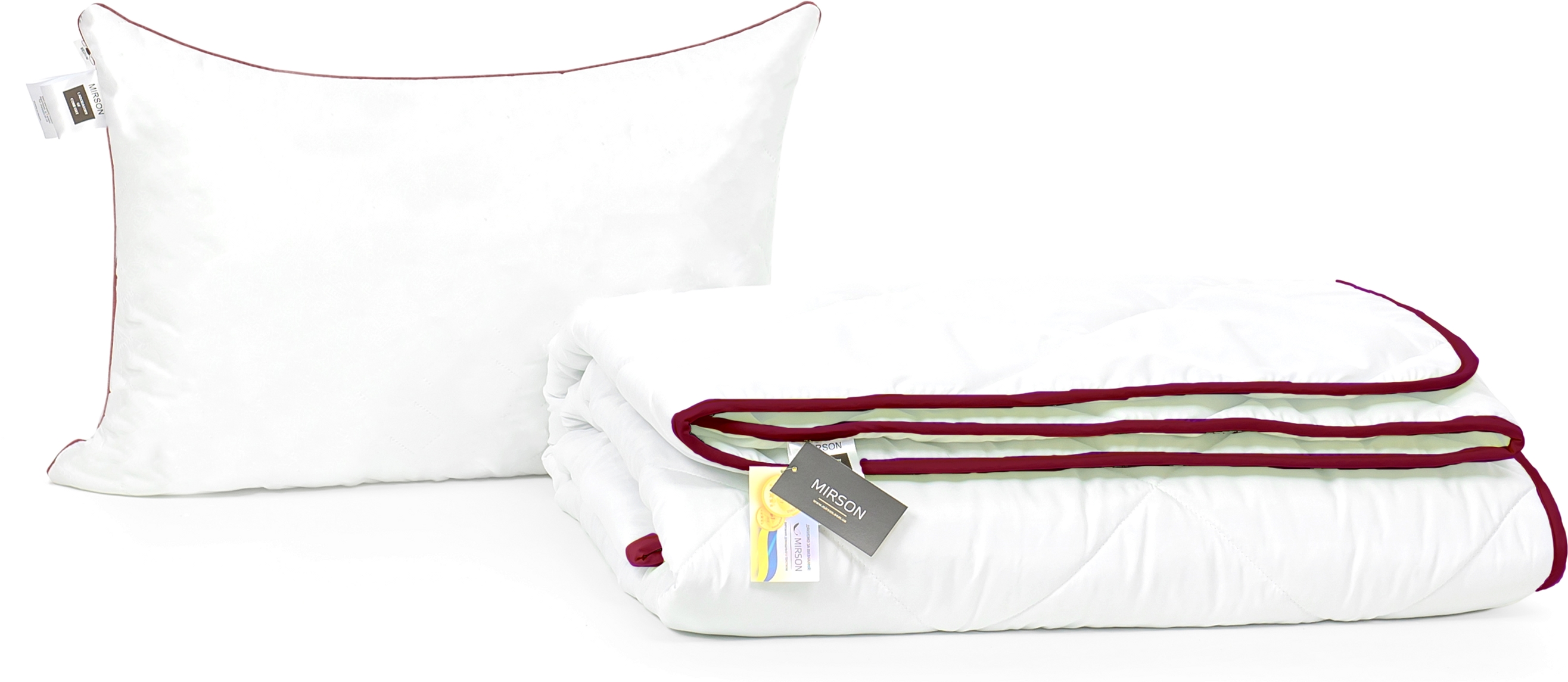 Набор из хлопкового волокна MirSon Деми "Deluxe" №3185 одеяло 140x205 см + подушка 50x70 см средняя 
Набор из хлопкового волокна MirSon Деми "Deluxe" №3185 одеяло 140x205 см + подушка 50x70 см средняя