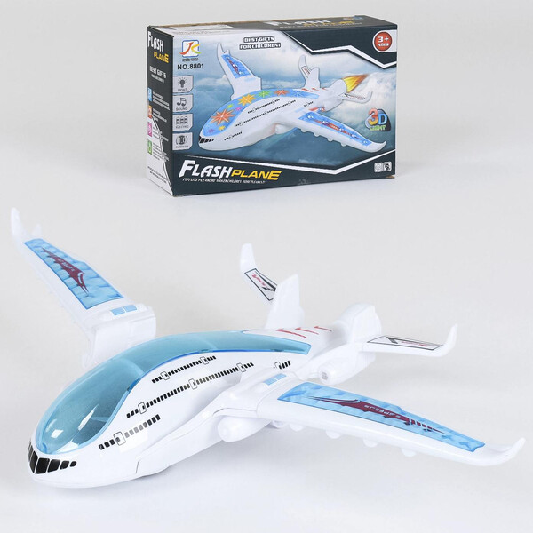 Игрушка самолет Kai Jie TOYS Flash Plane со световыми и звуковыми эффектами 27 см Белый (41706)
Игрушка самолет Kai Jie TOYS Flash Plane со световыми и звуковыми эффектами 27 см Белый (41706)