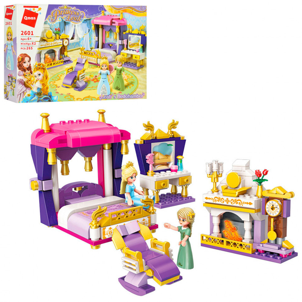 Детский игровой конструктор BRICK Princess Leah Спальня принцессы розовый для девочки 250+ деталей
Детский игровой конструктор BRICK Princess Leah Спальня принцессы розовый для девочки 250+ деталей