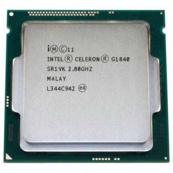 Intel Celeron G1840 2.8GHz (2MB, Haswell, 53W, S1150) Tray (CM8064601483439) Refurbished
Intel Celeron G1840 2.8GHz (2MB, Haswell, 53W, S1150) Tray (CM8064601483439) Refurbished