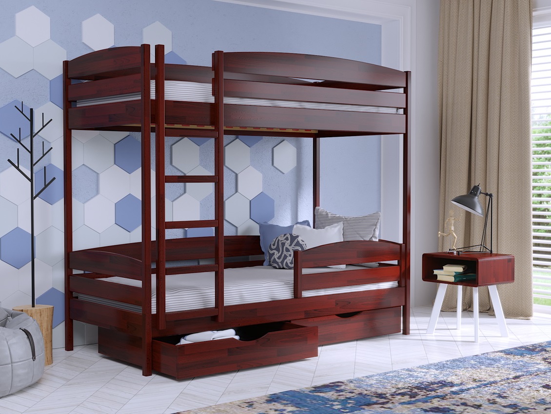 Двухъярусная кровать с ящиками 90х190 Без бортика Estella Дуэт Плюс Махонь (Щит-104) Л2.5
Двухъярусная кровать с ящиками 90х190 Без бортика Estella Дуэт Плюс Махонь (Щит-104) Л2.5