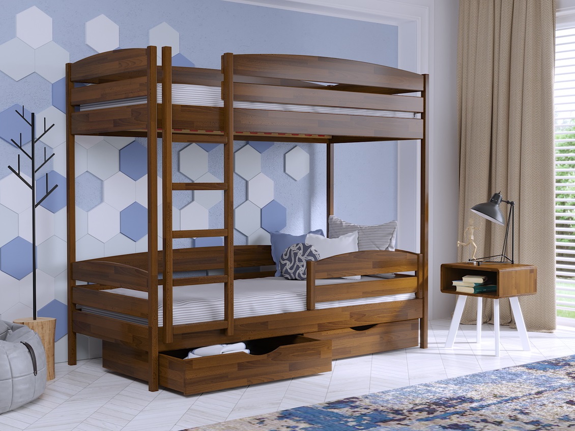 Двухъярусная кровать с ящиками 90х190 Без бортика Estella Дуэт Плюс Орех Светлый (Массив-103) Л4
Двухъярусная кровать с ящиками 90х190 Без бортика Estella Дуэт Плюс Орех Светлый (Массив-103) Л4
