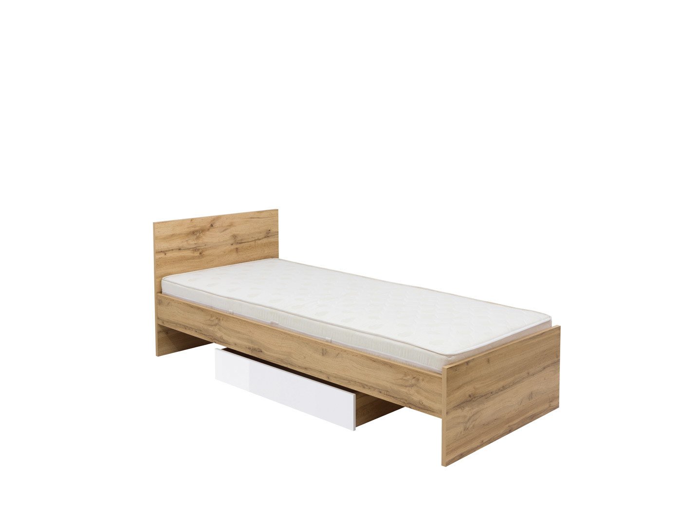 Детская кровать с шухлядой + вклад под матрас LOZ/90 BRW (Black Red White) Злата 90х200 Дуб тахо/белый
Детская кровать с шухлядой + вклад под матрас LOZ/90 BRW (Black Red White) Злата 90х200 Дуб тахо/белый