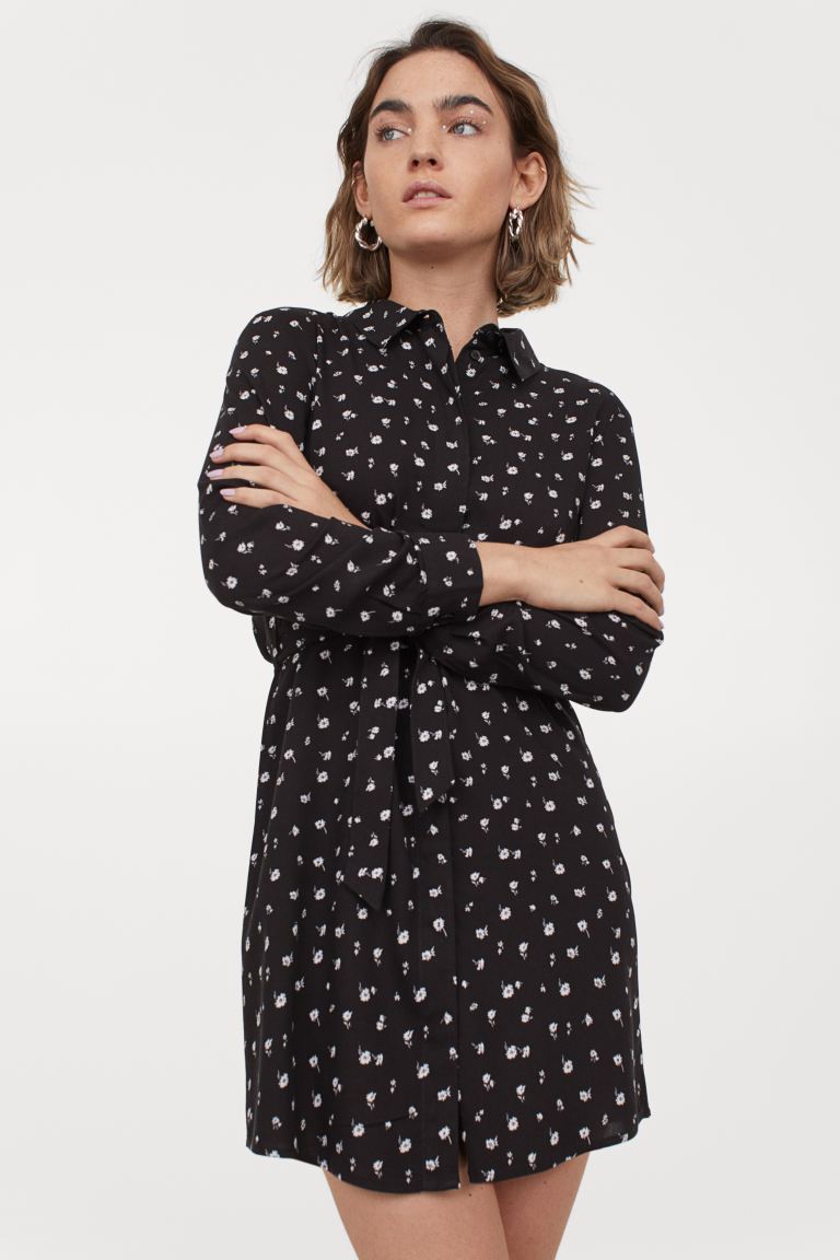 Платье-рубашка с поясом H&M Черный/Белые цветы, Платье-рубашка с поясом H&M 38 Черный/Белые цветы
Платье-рубашка с поясом H&M Черный/Белые цветы, Платье-рубашка с поясом H&M 38 Черный/Белые цветы