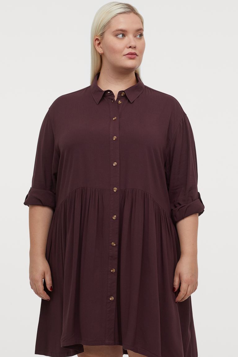 H&M+ Воздушное платье-рубашка H&M+ Бордовый, H&M+ Воздушное платье-рубашка H&M+ XL Бордовый
H&M+ Воздушное платье-рубашка H&M+ Бордовый, H&M+ Воздушное платье-рубашка H&M+ XL Бордовый