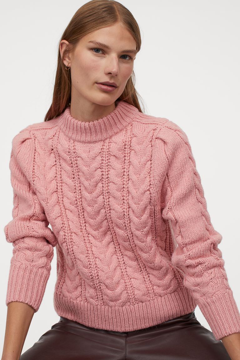 Вязаный косицами джемпер H&M Бледно-розовый, Вязаный косицами джемпер H&M XS Бледно-розовый
Вязаный косицами джемпер H&M Бледно-розовый, Вязаный косицами джемпер H&M XS Бледно-розовый
