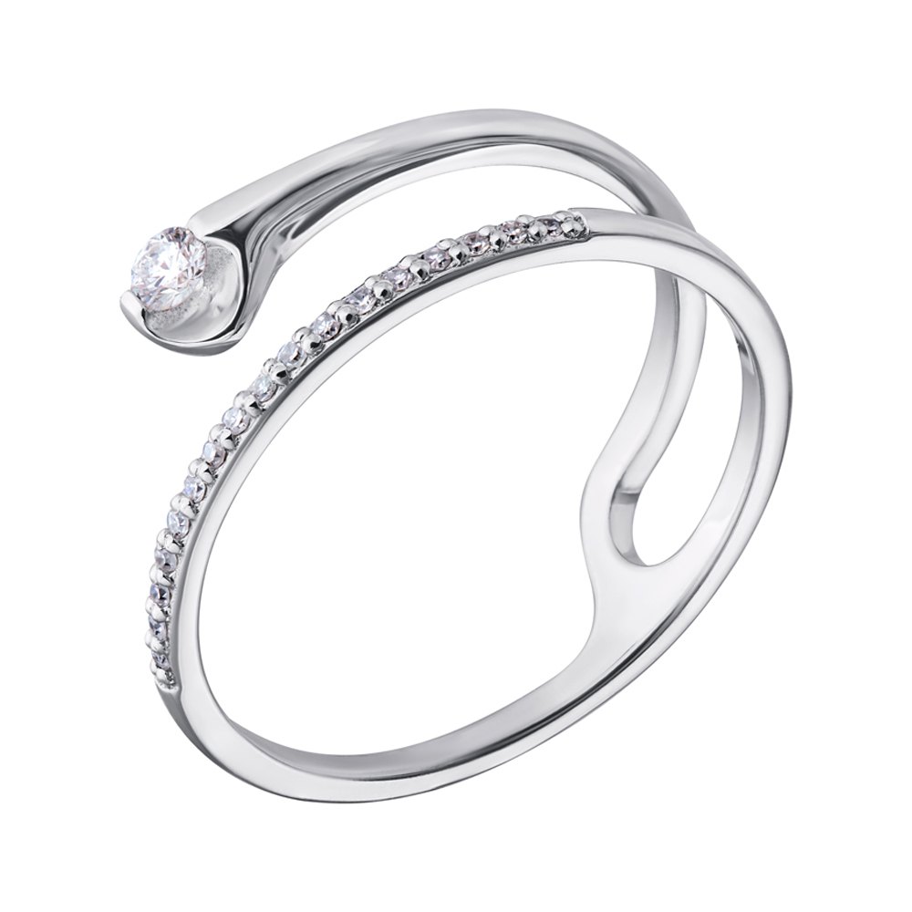 Кольцо из белого золота с бриллиантами 000128988 17 размера
Кольцо из белого золота с бриллиантами 000128988 17 размера