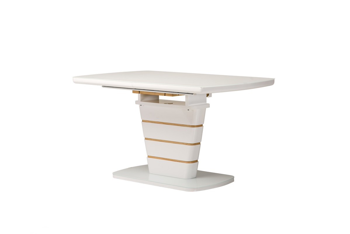 Раскладной обеденный стол МДФ / глянцевое стекло TM-59 Vetro Mebel цвет Белый
Раскладной обеденный стол МДФ / глянцевое стекло TM-59 Vetro Mebel цвет Белый