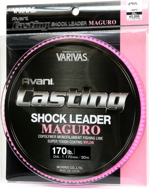 Леска рыболовная прозрачная Varivas Casting Shock Leader Maguro Nylon 170 lb 30 м
Леска рыболовная прозрачная Varivas Casting Shock Leader Maguro Nylon 170 lb 30 м