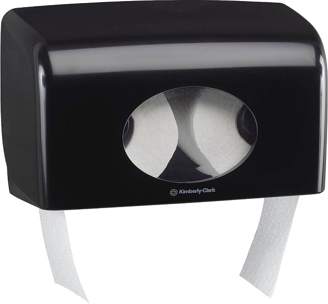 Диспенсер для туалетной бумаги KIMBERLY CLARK PROFESSIONAL Aquarius на 2 малых рулона (7191) черный
Диспенсер для туалетной бумаги KIMBERLY CLARK PROFESSIONAL Aquarius на 2 малых рулона (7191) черный