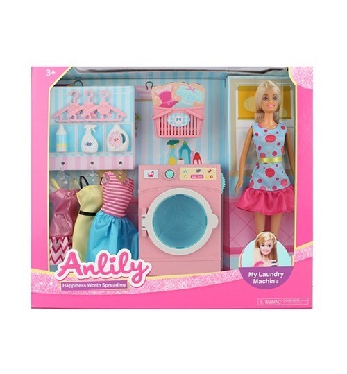Кукла A-Toys 99280, Стиральная машина, Платья, Корзина, Аксессуары, 38-32,5-8,5 см
Кукла A-Toys 99280, Стиральная машина, Платья, Корзина, Аксессуары, 38-32,5-8,5 см